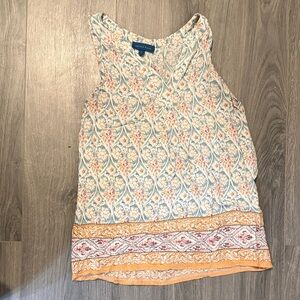 Antibes Blanc sleeveless top for women. Size S